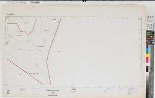 Ostbevern, Westbevern, Milte (Ostbevern, Telgte, Warendorf), Flurbereinigung Bevertal, Zuteilungskarte 1865, Ostbevern Flur 46-47; Westbevern Flur 22