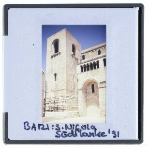 Bari, S. Nicola : Südseite mit Südwest-Turm
