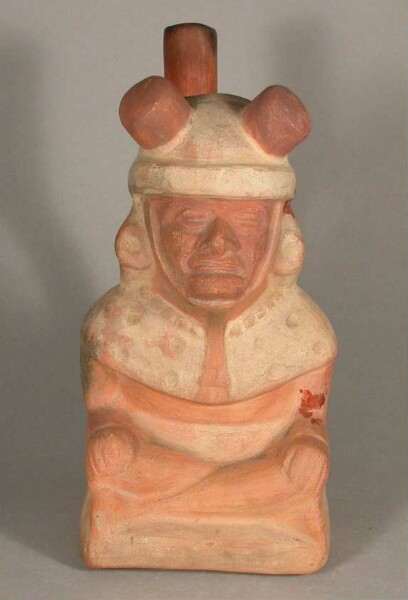 Seated anthropomorphic figure, blind