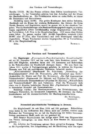 178, Hamburger "Forensisch-Psychologische Gesellschaft"