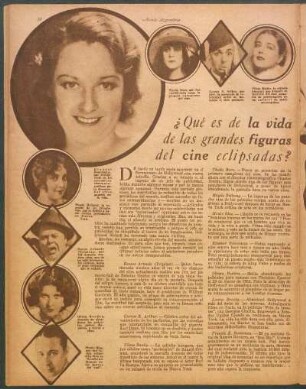 ¿Qué es de la vida de las grandes figuras del cine eclipsadas?