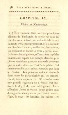Chapitre IX. Pêche et navigation