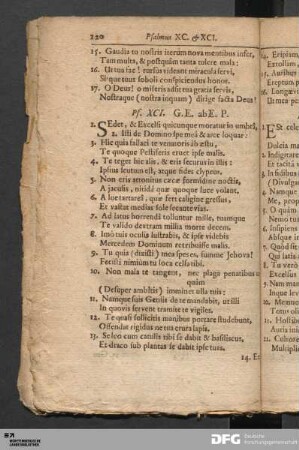 Psalmus XCI. - C.