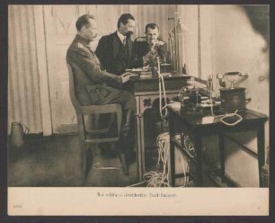 Am russischen Fernschreiber Brest-Litowsk.