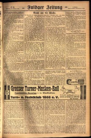 Zweite Ausgabe vom Sonntag, den 27. Februar 1927.