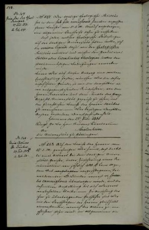 Regelung für Privatdozenten der Theologischen Fakultät.