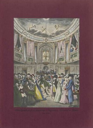 Abendgesellschaft im Berühmten Bergerschen Tanzsaal zu Berlin (um 1790)