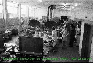 Küche der Kantine (KANT) des Kernforschungszentrums Karlsruhe (KfK)