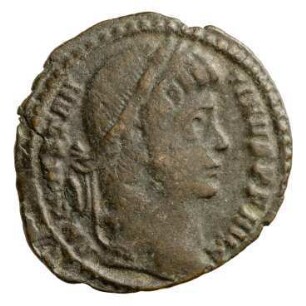 Münze, Follis, Aes 3, 337 - 340 n. Chr.