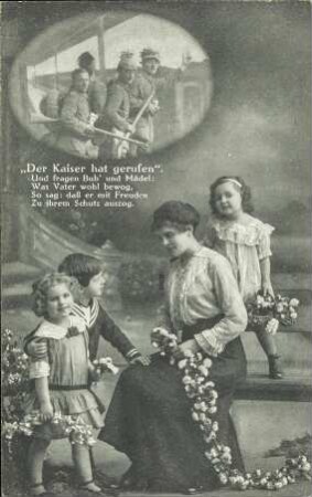 "Der Kaiser hat gerufen" - Und fragen Bub' und Mädel [...]