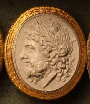 Profilkopf des Jupiter mit Lorbeerkranz (Daktyliothek, Erstes Mythologisches Tausend)