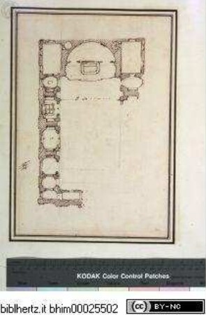 Disegni di Carlo Marchionni Architetto, e Scultore Romano, Grundriss für San Domenico in Ancona