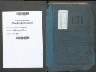 Ehrenberg, Alfons 21.06.1858; Bergassessor; ausgeschieden 1889; Prüfungs- u. Personalakten Band 1