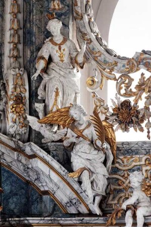 Hochaltar Marienstuhl — Heilige Margareta