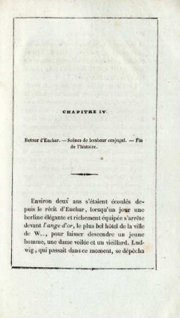 Chapitre IV. Retour d‘Euchar ... Fin de l'histoire