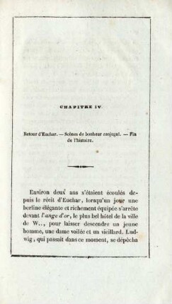Chapitre IV. Retour d‘Euchar ... Fin de l'histoire