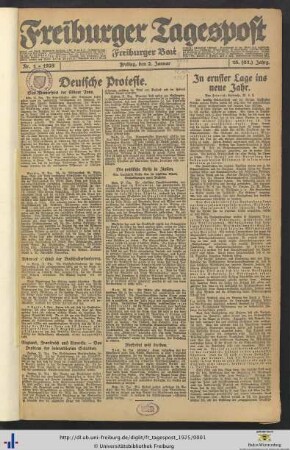 Nr. 1-25 (Januar 1925)
