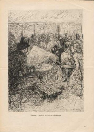 "Le petit journal (Federzeichnung)"