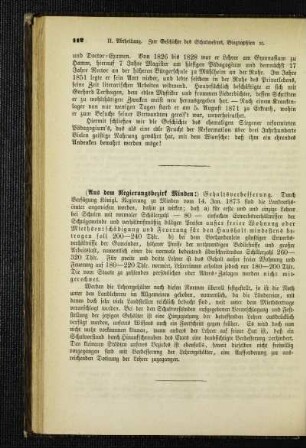 Aus dem Regierungsbezirk Minden : Gehaltsverbesserung