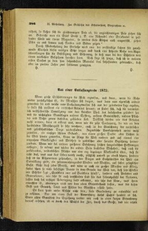 Aus einer Entlassungrede (1873)