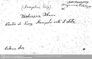 Biographiae eruditorum D 1673,100: Biographiae eruditorum D 1673,100