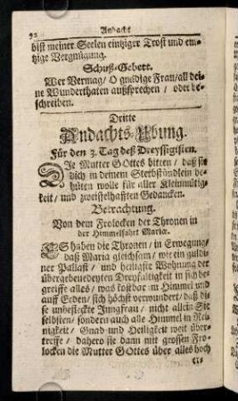 92-101, Dritte Andachts-Ubung. Vierdte Andachts-Ubung. Fünffte Andachts-Ubung.