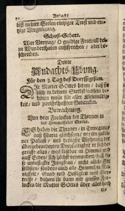 92-101, Dritte Andachts-Ubung. Vierdte Andachts-Ubung. Fünffte Andachts-Ubung.
