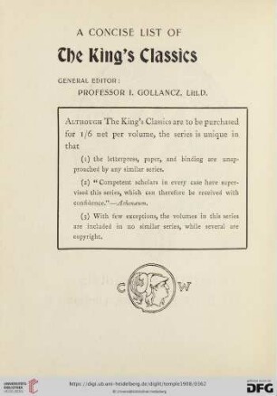 The King's Classics