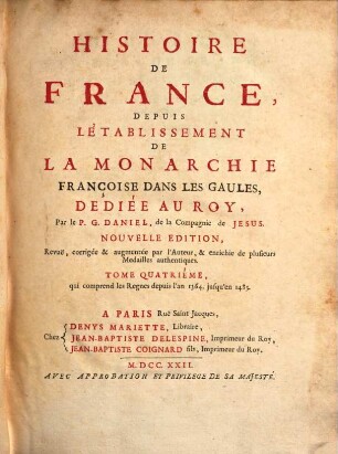 Histoire de France, 4