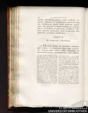 Caput II. De ornamentis columnarum