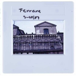 Ferrara, San Giorgio Kathedrale : Außenansicht Westseite