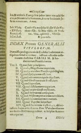 Index Primus Generalis Titulorum.