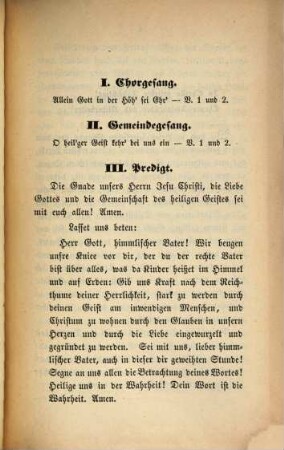 Predigt zur Eröffnung der General-Synode am 13. Juni 1855