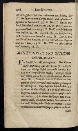 Mathematische und Optische Instrumente