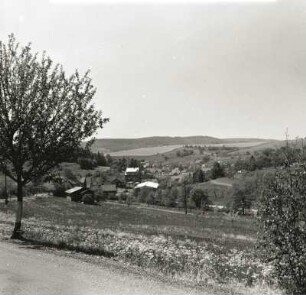 Herges-Hallenberg (Kreis Schmalkalden). Teilansicht von Nordosten