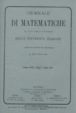 Volume XXVIII. - Maggio e Giugno 1890.