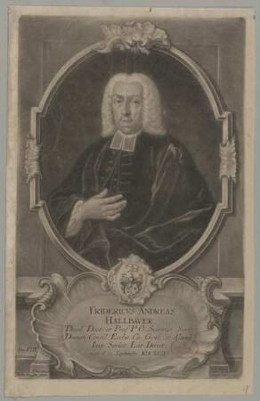 Bildnis des Fridericvs Andreas Hallbaver