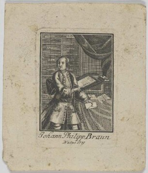 Bildnis des Johann Philipp Braun