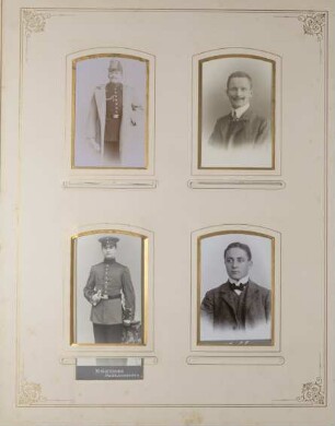 Carte de Visite-Album des Männer-Turnvereins zu Friedenau; Blatt 8