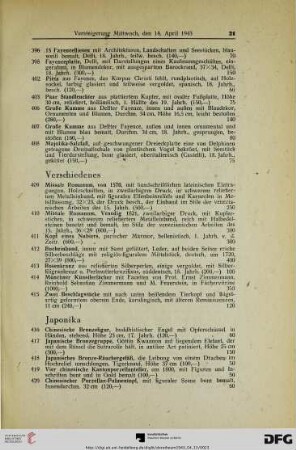 Japonika (Nr. 416-480)