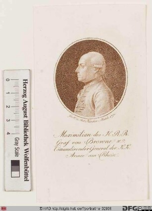Bildnis Maximilian Ulysses Reichsgraf Browne