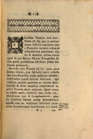 Chronicon Venetum Omnium Quae Circum Feruntur Vetustissimum, Et Johanni Sagornino