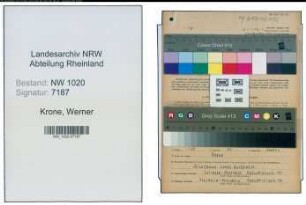 Entnazifizierung Werner Krone , geb. 09.08.1906 (Postbeamter)