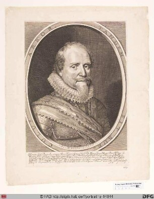 Bildnis Moritz, 1584 Graf von Nassau-Katzenelnbogen, 1618 Prinz von Oranien