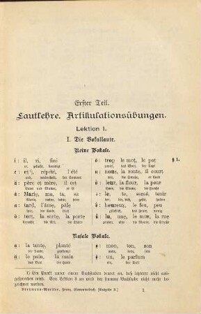 Französisches Elementarbuch