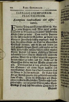 Farrago Exemplorum Practicorum.