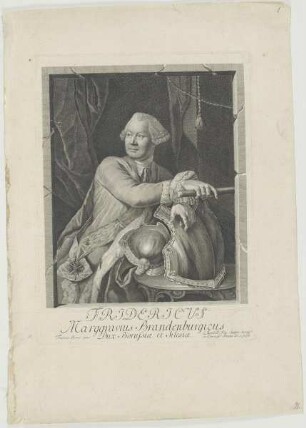 Bildnis des Fridericus Brandenburgicus