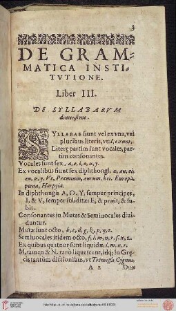 De Syllabarum dimensione