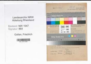 Entnazifizierung Friedrich Gollan , geb. 07.10.1901 (Arbeiter)