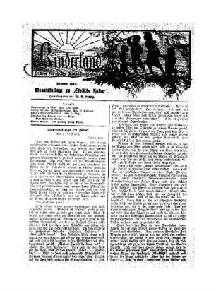 1916: Kinderland (Januar 1916)